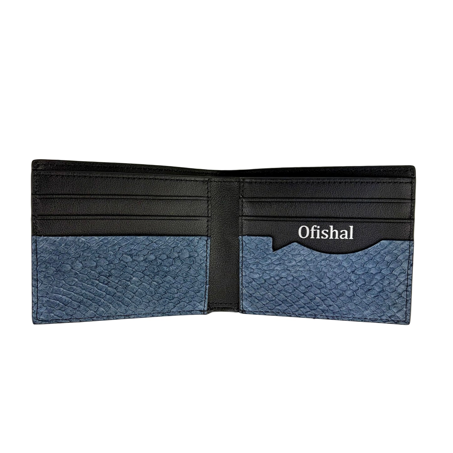Fish Leather Bifold Wallet