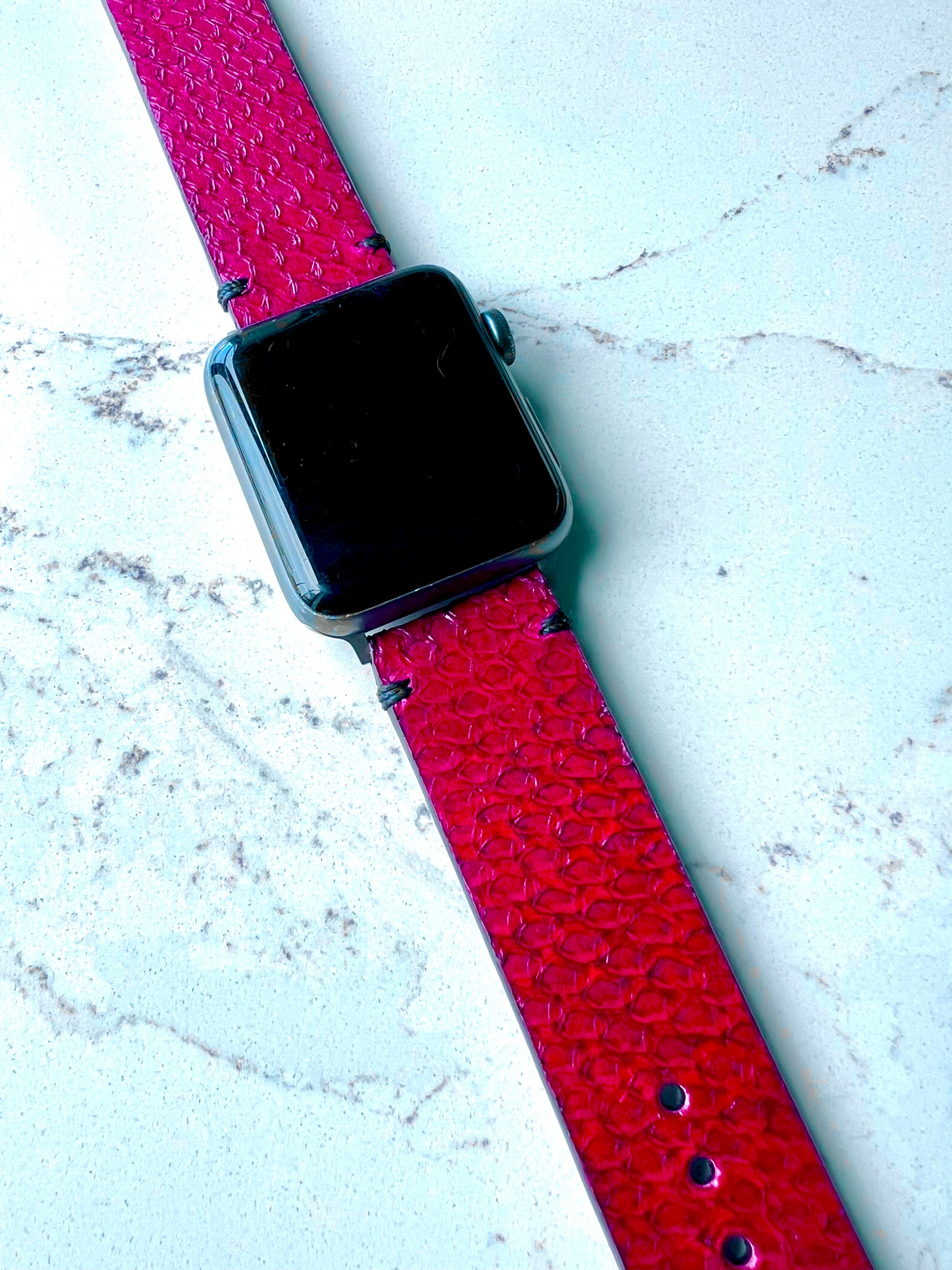 Fish Leather Watch Band