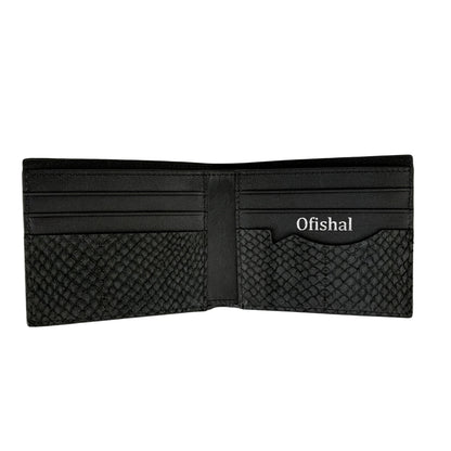 Fish Leather Bifold Wallet
