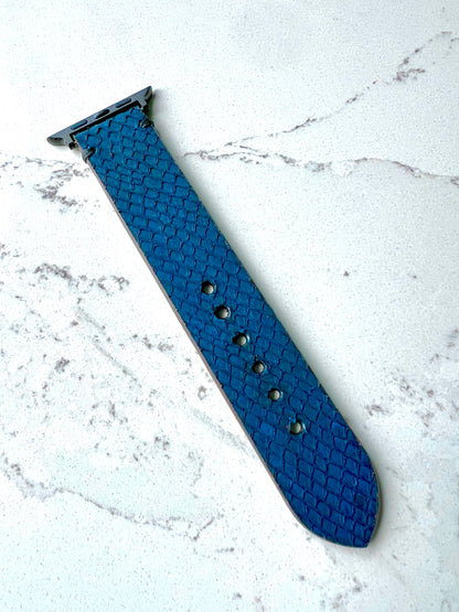 Fish Leather Watch Band