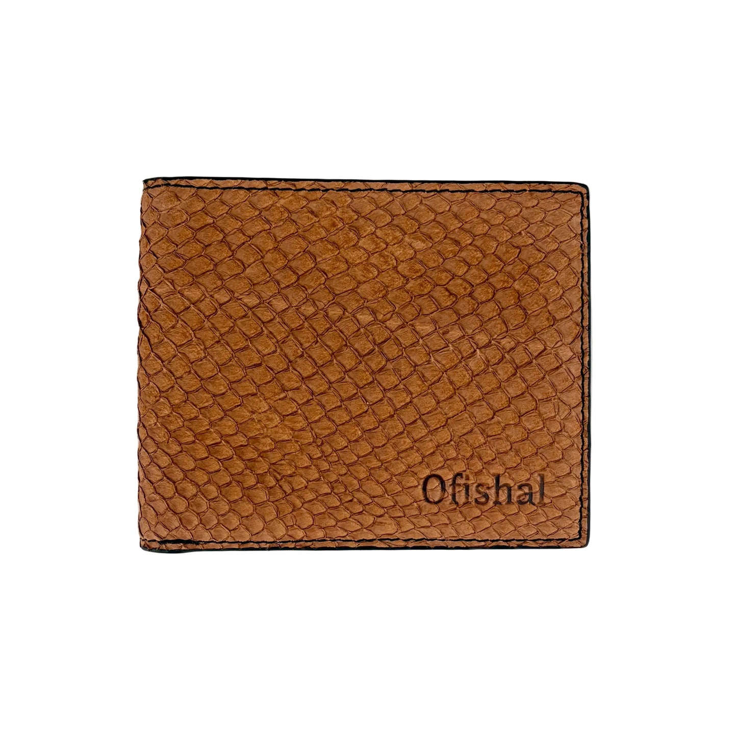 Fish Leather Bifold Wallet