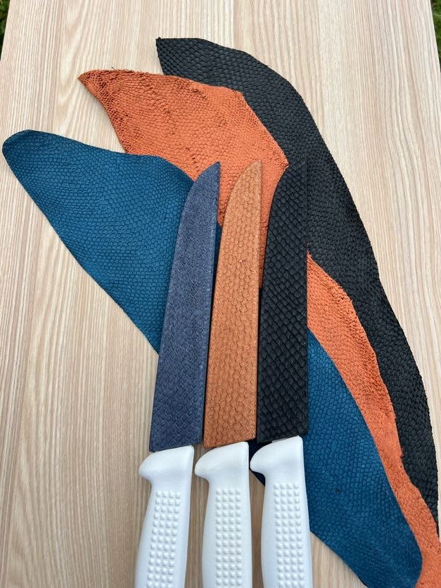 Fish Leather Knife Sheath